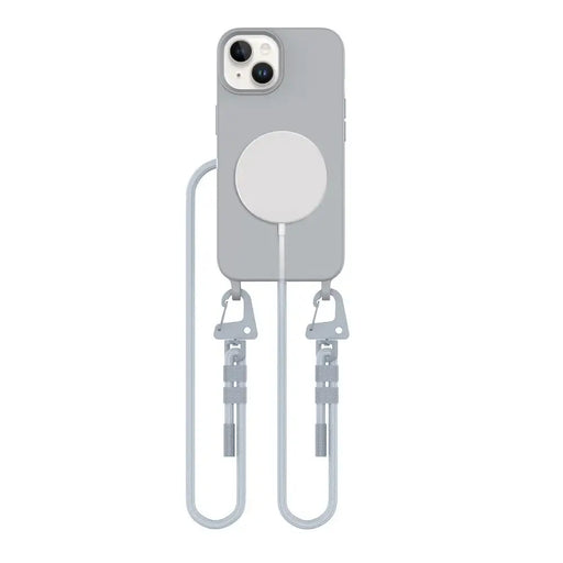 Калъф Tech-Protect MagNecklace MagSafe за iPhone 15 - сив