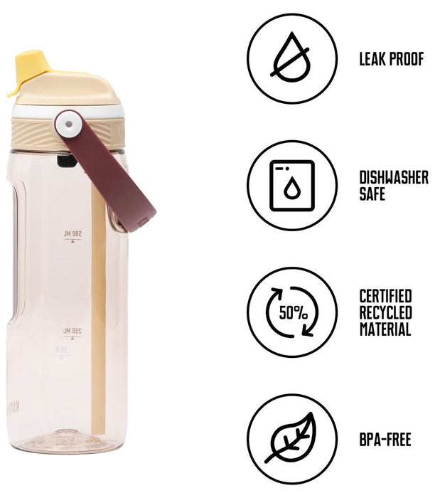 Бутилка за вода Kambukka Dupla - Desert Sand, 750 ml