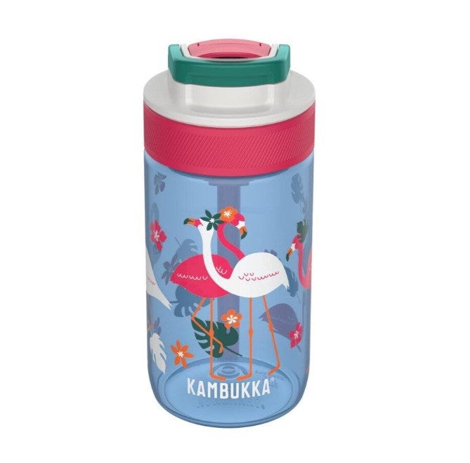 Бебешка бутилка за вода Kambukka Lagoon 400ml Blue Flamingo
