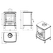 КАМИНA NORDFLAM ERINO 7 KW