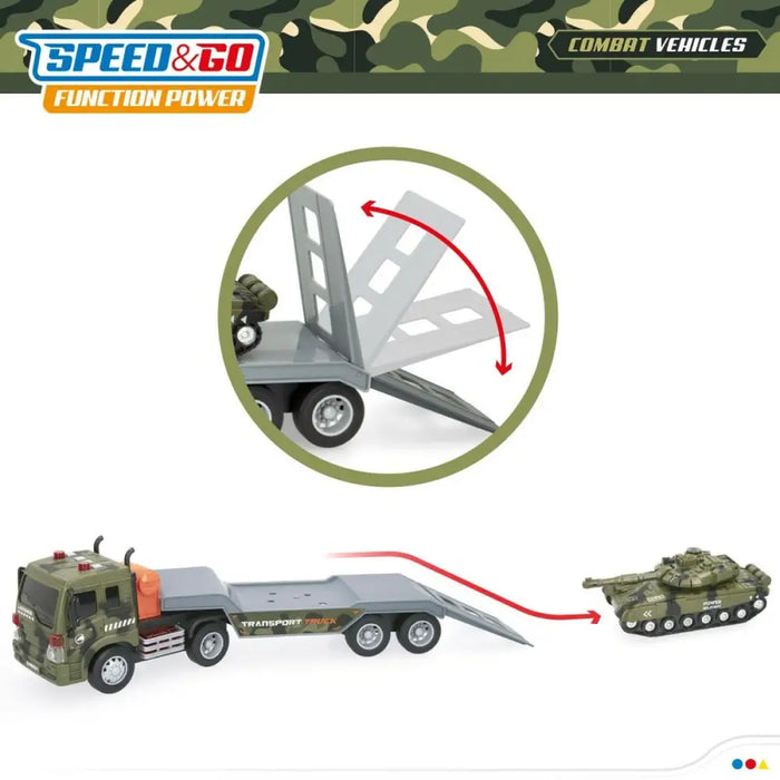 Камион Автомобилен Транспорт Speed & Go 47,5 x 11,5 x 10 cm
