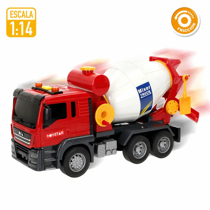 Камион Бетонобъркачка Speed & Go 26 x 14 x 9 cm (6 броя)