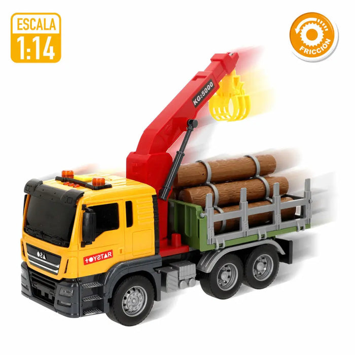 Камион с Кран Speed & Go 26 x 13 x 10 cm (6 броя)