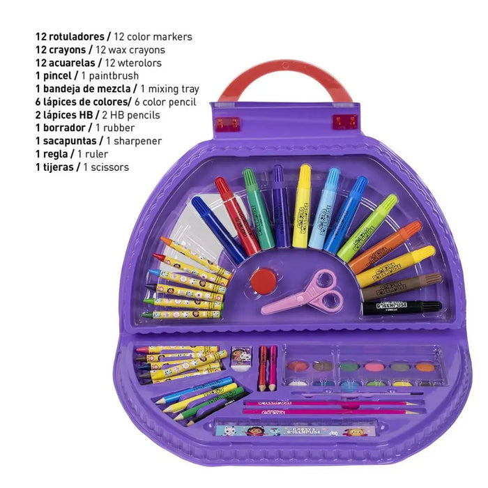 Канцеларски сет Gabby’s Dollhouse Многоцветен 50 Части