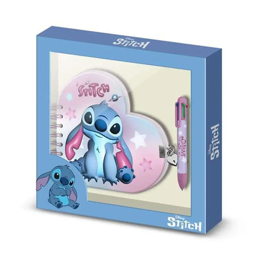 Канцеларски сет Stitch Розов