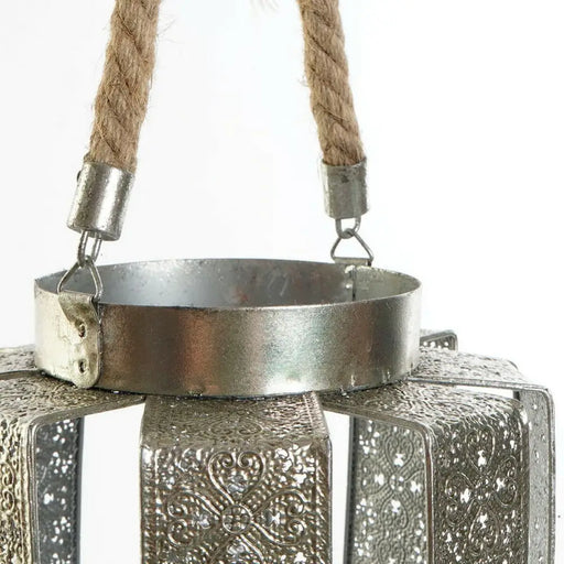 Канделабър DKD Home Decor 21 x 21 x 23 cm Сребрист Метал