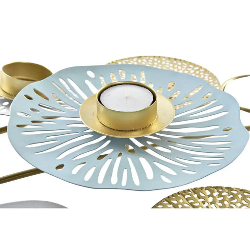 Канделабър DKD Home Decor Огледало Златен Метал Мента