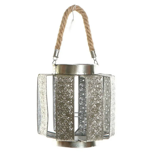 Канделабър DKD Home Decor 21 x 21 x 23 cm Сребрист Метал