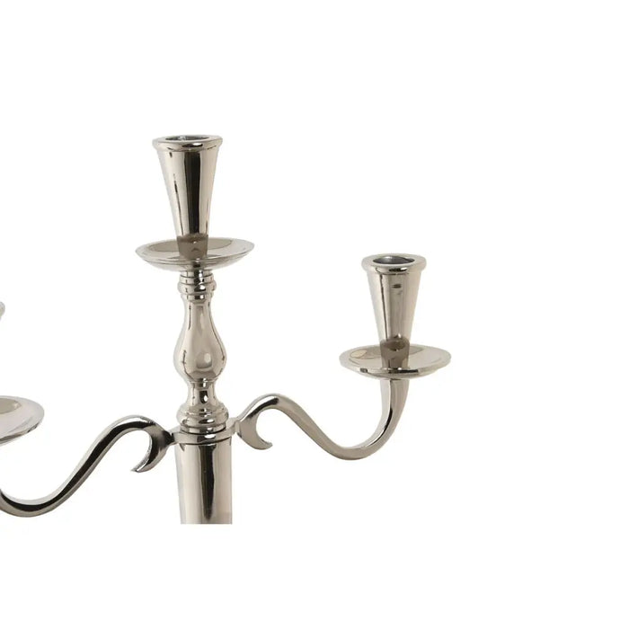 Канделабър DKD Home Decor 30 x 12 x 46 cm Сребрист Алуминий