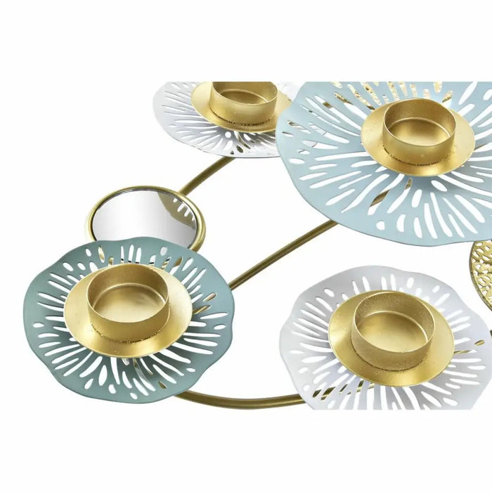 Канделабър DKD Home Decor Огледало Златен Метал Мента