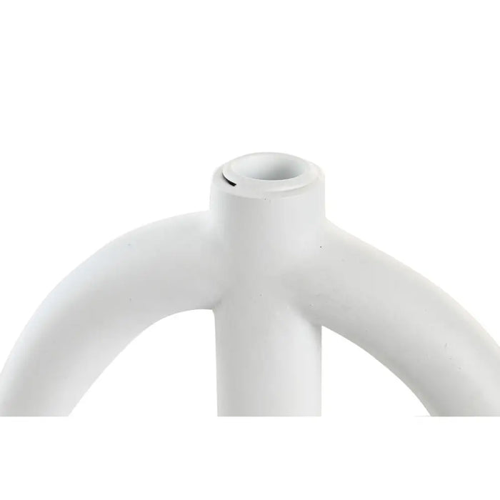 Канделабър DKD Home Decor Scandi 21,5 x 21,5 x 23 cm Бял