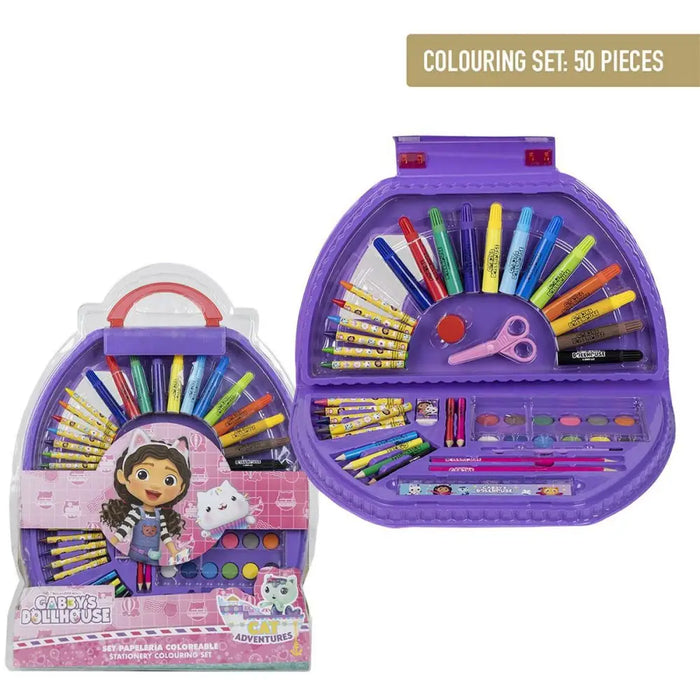 Канцеларски сет Gabby’s Dollhouse Многоцветен 50 Части