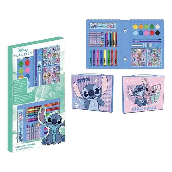 Канцеларски сет Stitch Син