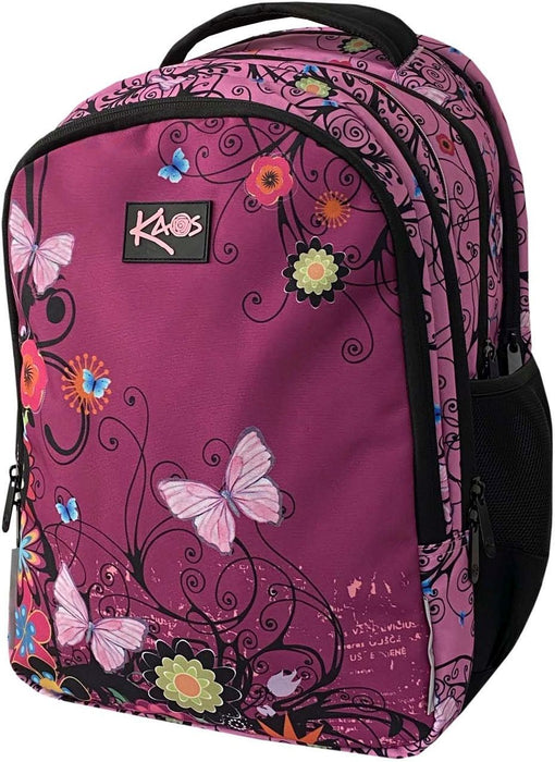 Ученическа раница Kaos 2 в 1 - Spring Star, с 4 отделения