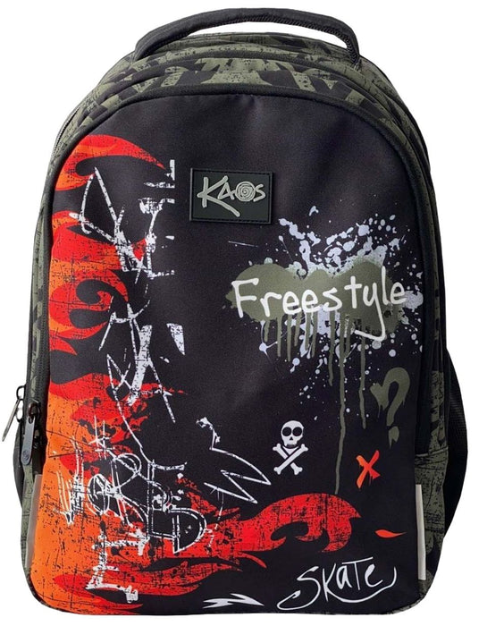 Ученическа раница Kaos 2 в 1 - Freestyle, с 4 отделения