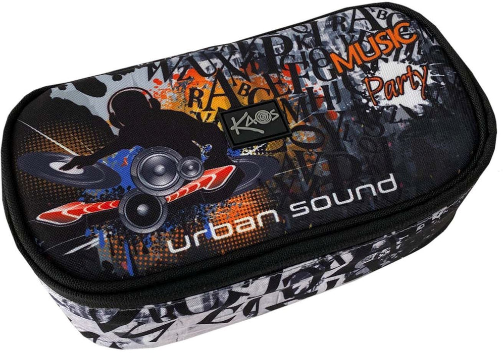 Елипсовиден ученически несесер Kaos Maxi - Urban Sound