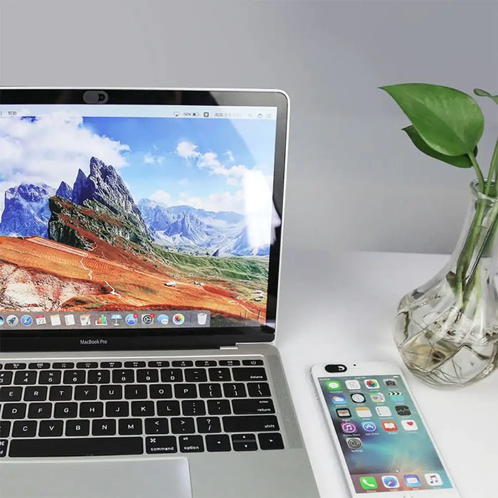 Капак за камера за лаптоп Tech-Protect Cam Fit+ - черен