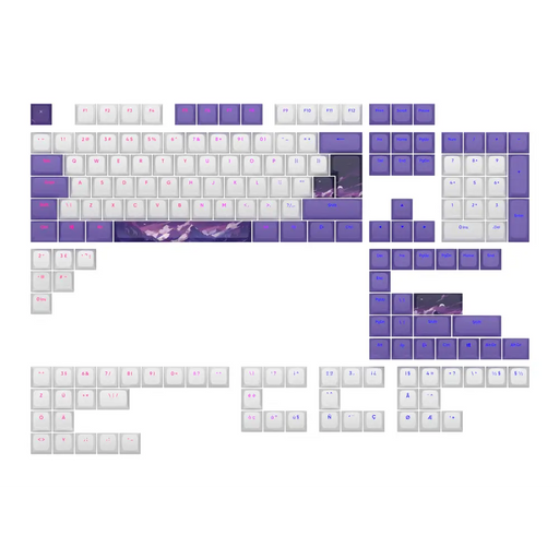 Капачки за механична клавиатура Dark Project - Violet