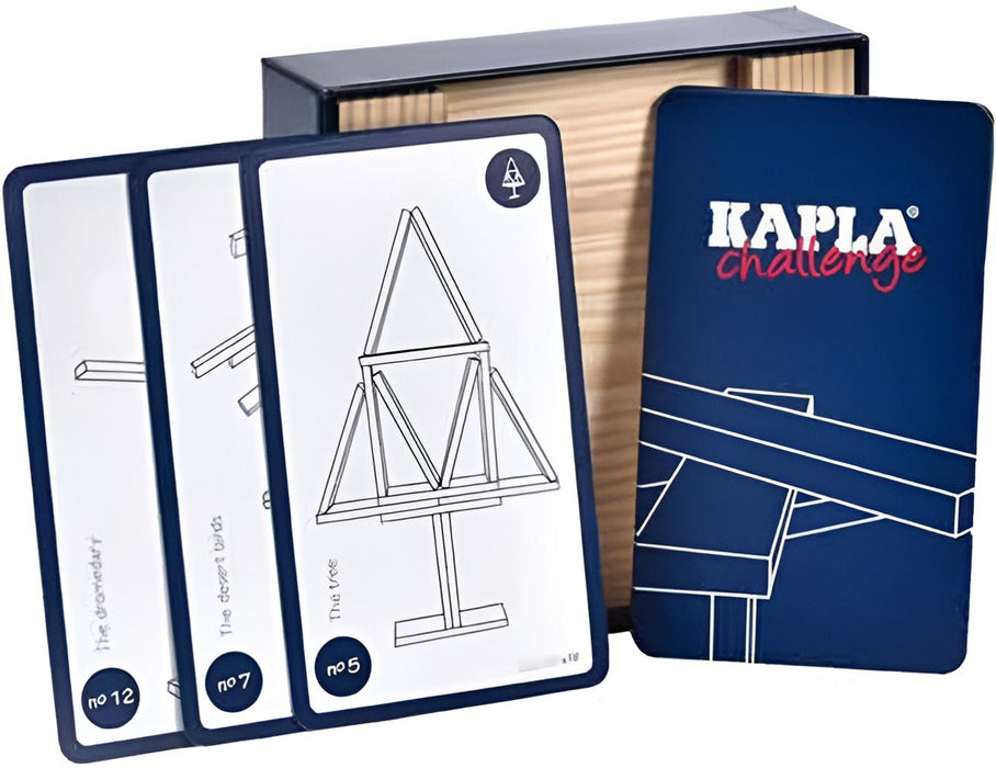 Дървен конструктор Kapla - Карти с предизвикателства