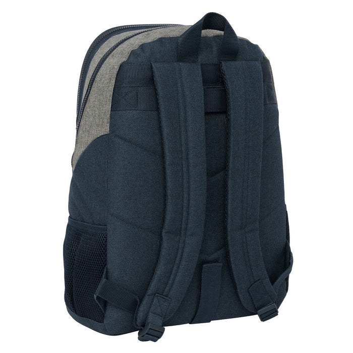 Училищна чанта Kappa Dark navy Сив Морско син 32 x 44 x 16 cm