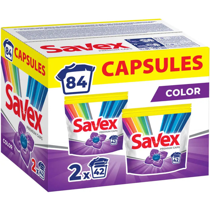 КАПСУЛИ ПРАНЕ PREMIUM COLOR 2X42 SAVEX