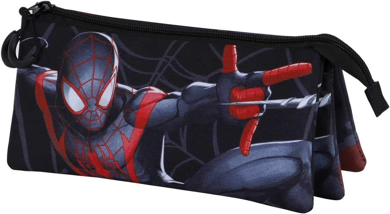 Ученически несесер Karactermania Spider-Man - Miles, 3 отделения