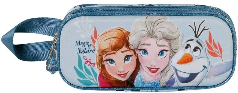 Ученически несесер Karactermania Frozen 2 - Nature 3D, 2 ципа