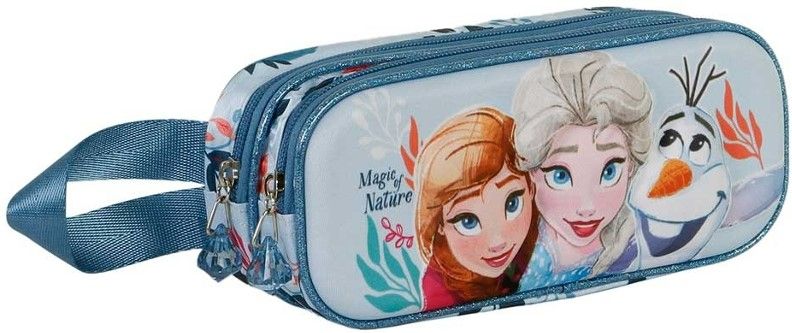 Ученически несесер Karactermania Frozen 2 - Nature 3D, 2 ципа