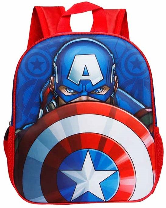 Раница за детска градина Karactermania Capitan America - Patriot, 3D