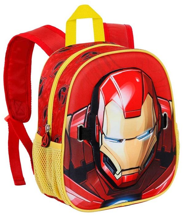 Раница за детската градина Karactermania Iron Man - Armour, 3D, с маска