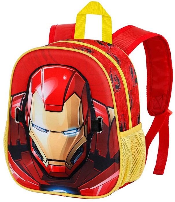 Раница за детската градина Karactermania Iron Man - Armour, 3D, с маска