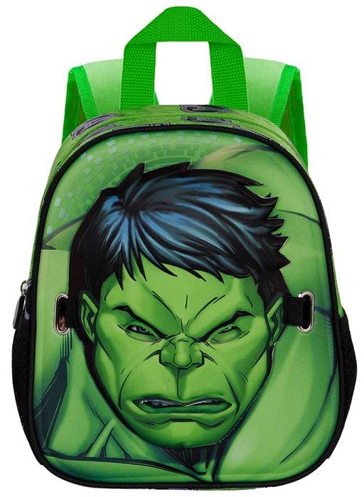 Раница за детска градина Karactermania Hulk - Green Streng, 3D, с маска