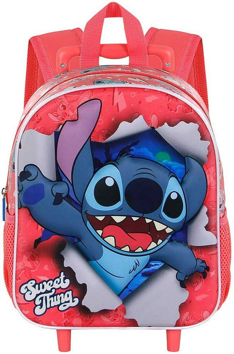 3D раница за детска градина Karactermania Lilo and Stitch - Thing, с колелца
