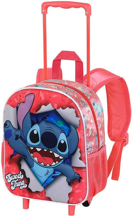 3D раница за детска градина Karactermania Lilo and Stitch - Thing, с колелца