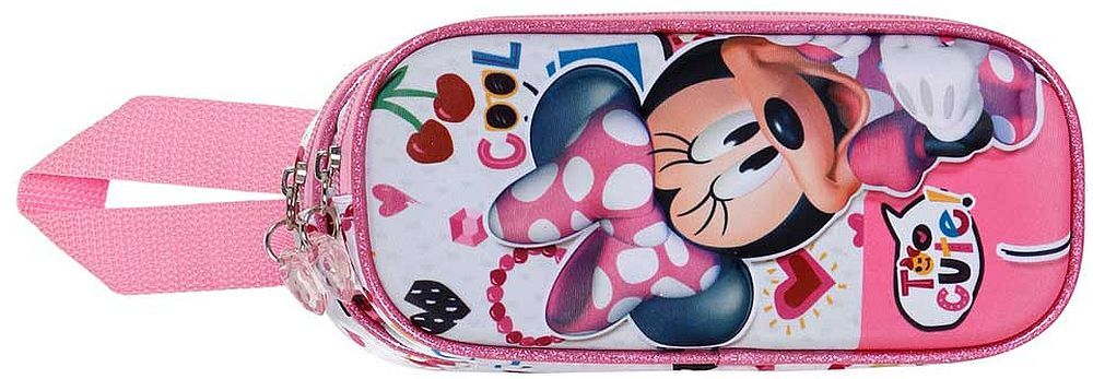 Ученически 3D несесер Karactermania Minnie - Too Cute, 2 ципа