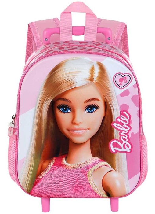 Раница за детска градина с колелца Karactermania Barbie - Fashion, 3D