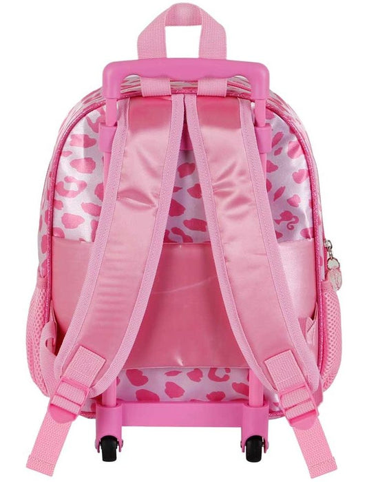 Раница за детска градина с колелца Karactermania Barbie - Fashion, 3D