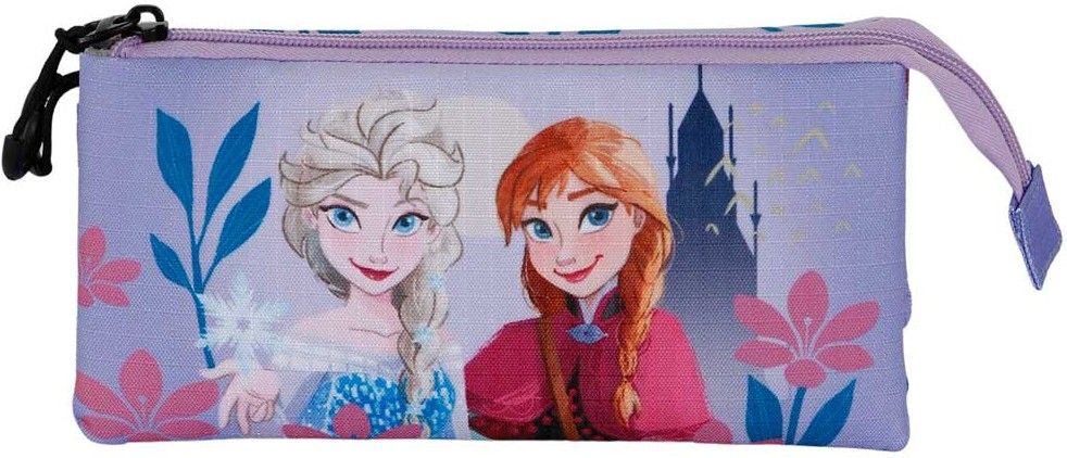 Троен несесер Karactermania Frozen - Elsa & Anna, 1 цип