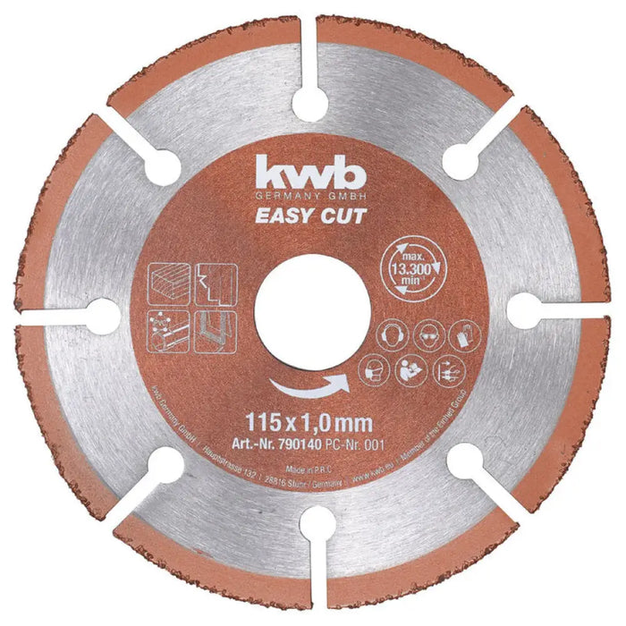 КАРБИДЕН ДИСК ЗА РЯЗАНЕ KWB 115x1x22.23