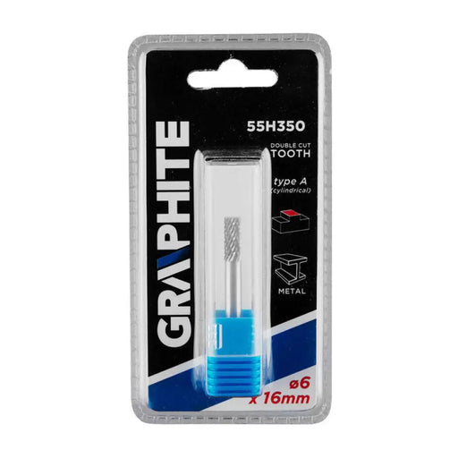 КАРБИДЕН ФРЕЗЕР ЗА МЕТАЛ 6X16 MM GRAPHITE 55H350