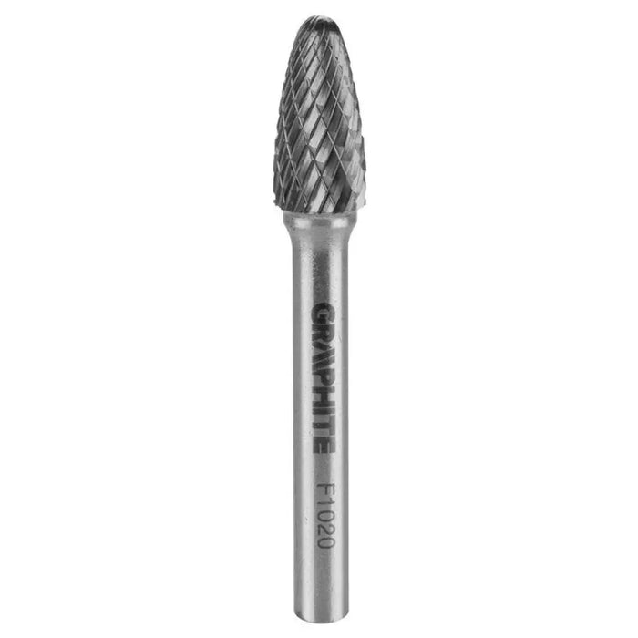 КАРБИДЕН ЗАОБЛЕН ФРЕЗЕР ЗА МЕТАЛ 10X20 MM GRAPHITE 55H371