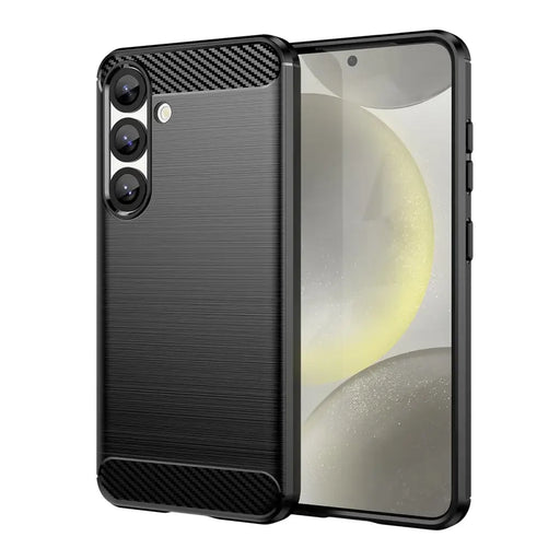 Карбонов кейс Гъвкав силикон за Xiaomi Redmi Note 14 Pro 4G