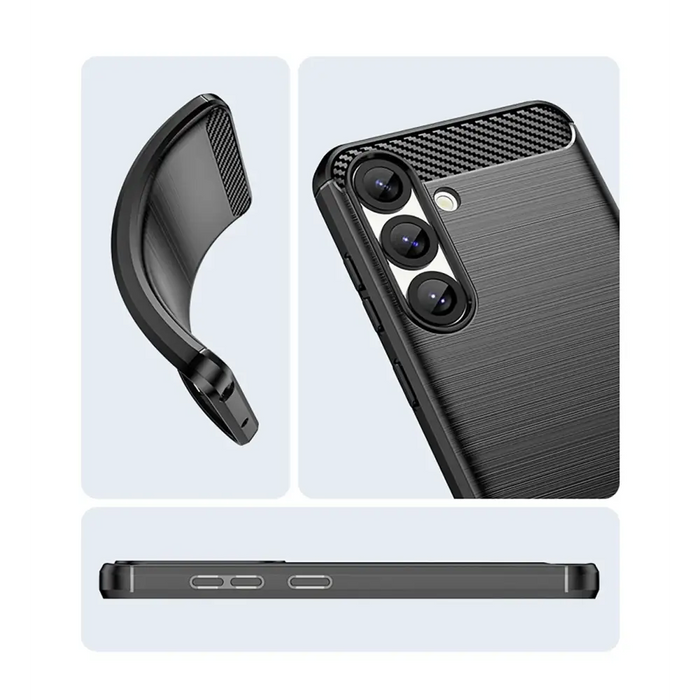 Карбонов кейс за iPhone 16e - черен