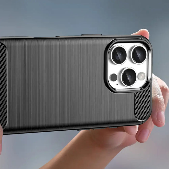 Карбонов кейс за iPhone 16 Pro Max черен