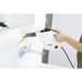 Kärcher SC 1 Цилиндрична парочистачка 1200 W Черна Бяла
