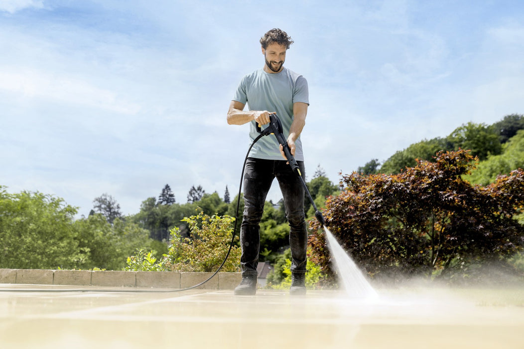 Karcher AG K 5 WCM Водоструйка с високо налягане, вертикална, електрическа, 500 л/ч, черна, жълта