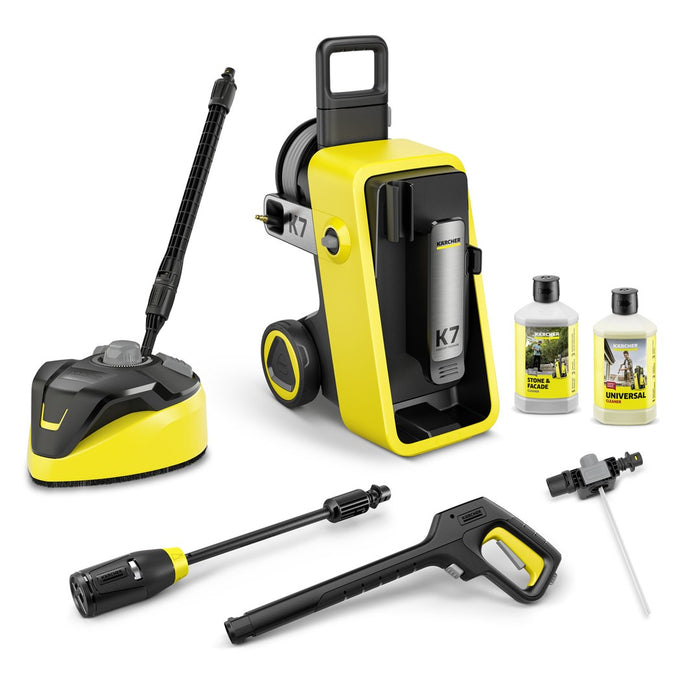 Водоструйка Kärcher K 7 Comfort Premium Home, изправена, 600 л/ч, 3000 W, жълта