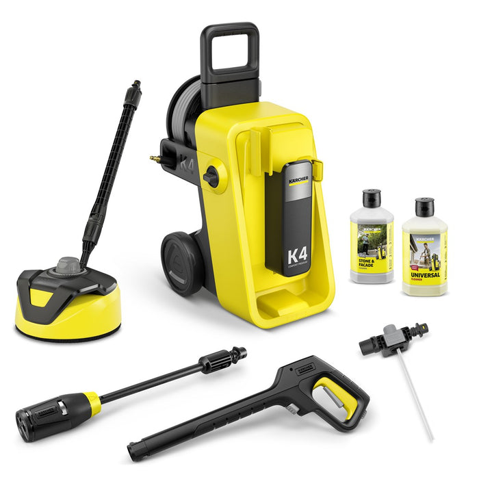 Водоструйка Kärcher K 4 Comfort Premium Home, изправена, 420 л/ч, 1800 W, жълта