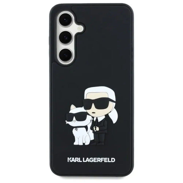 Karl Lagerfeld 3D гумен калъф Karl&Choupette за Samsung
