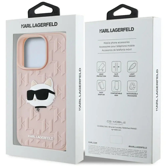 Karl Lagerfeld 3D гумен монограм и калъф Choupette